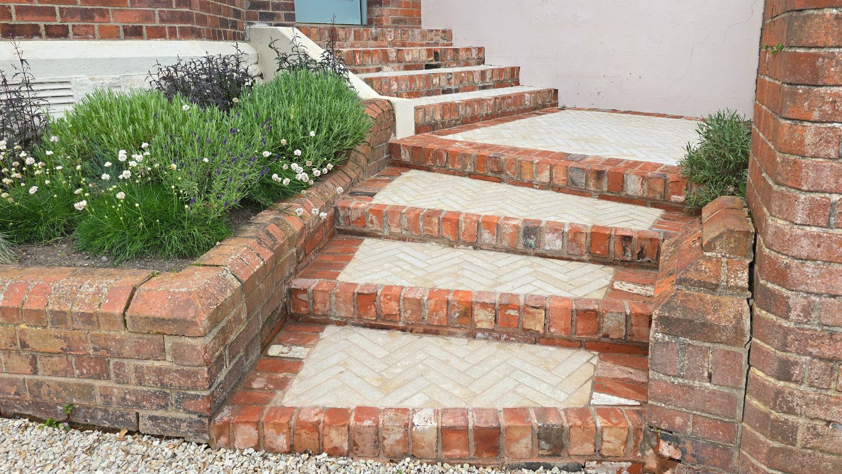 Mooneys Landscaping and Design - Herringbone Steps